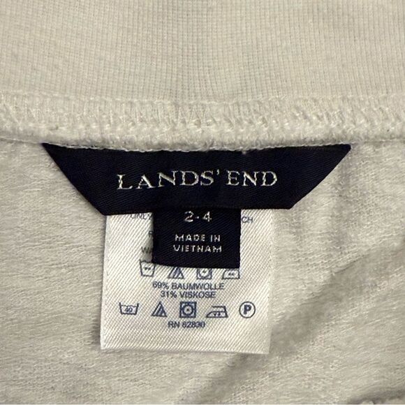 Lands' End White Skirt with Drawstring Waist Size 2-4 - Picture 5 of 7